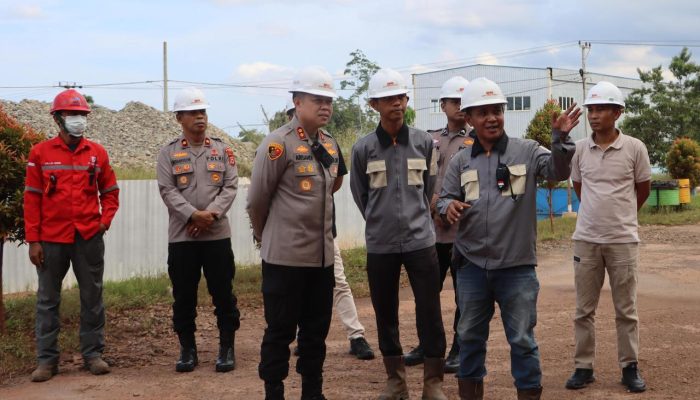 Memperingati Hari Buruh PT Bumi Mineral Sulawesi (BMS) menerima kunjungan Kapolres Luwu