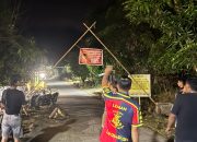 Belum Selesai, Aksi Pemalangan Jalan di Bajo Barat Terulang Lagi