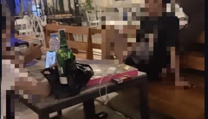 Usai Live DJ, Pengunjung Cafe Sobat Sudut Terekam Pesta Miras