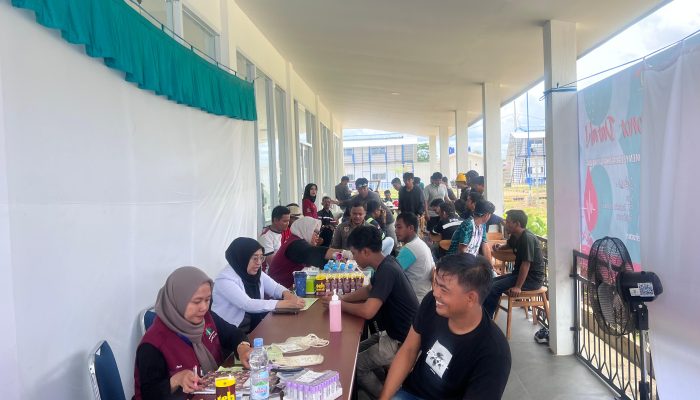 Donor Darah Perdana PT Bukaka Mandiri Sejahtera Warnai Peringatan Bulan K3 Nasional di Luwu