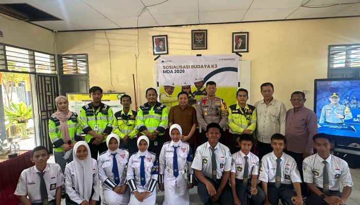 Cegah Kecelakaan Sejak Dini, PT Masmindo Dwi Area dan Polres Luwu Edukasi Budaya K3 di Sekolah