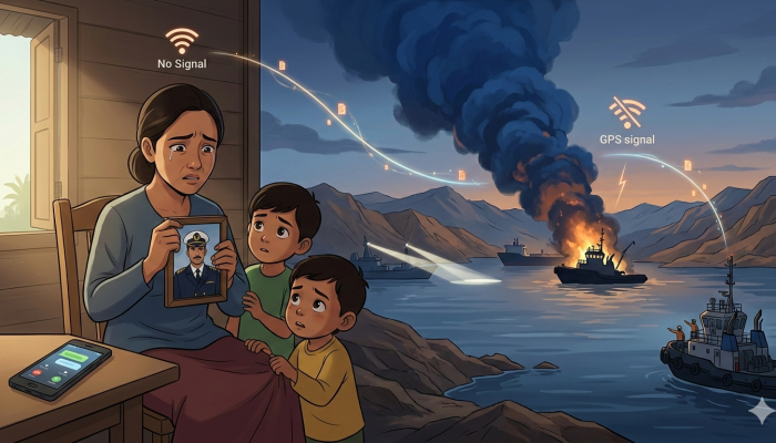 Kapten Kapal Asal Luwu Hilang Kontak di Selat Hormuz, Diduga Terkena Ranjau Laut