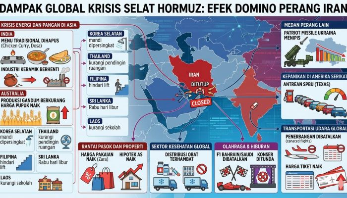 Dampak Global Perang Iran Mengguncang Ekonomi dan Kehidupan Sehari-hari di Berbagai Negara