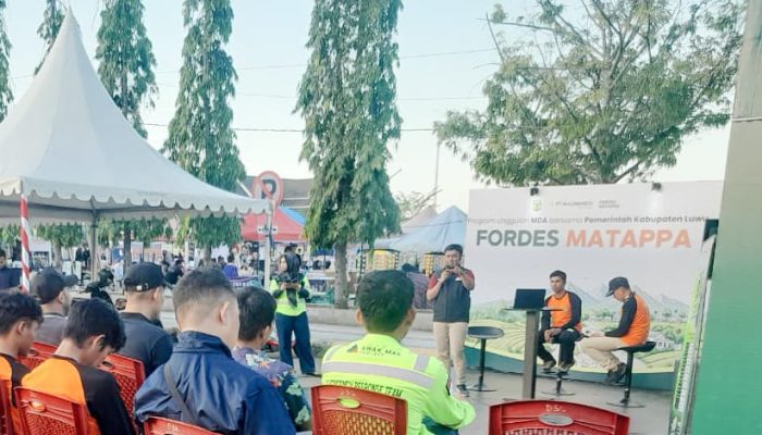 Momentum Hari Jadi Luwu ke-67, PT MDA Kenalkan Program Desa Tangguh Bencana