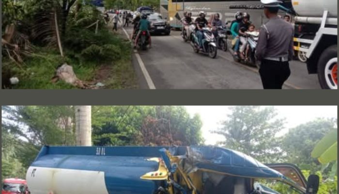 Bus Bintang Asri Tabrakan dengan Truk Tangki di Luwu, Satu Tewas dan Belasan Luka