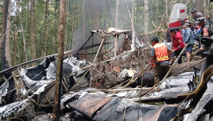 Pesawat Carter Pelita Air Pengangkut BBM Jatuh, Pilot Dipastikan Meninggal