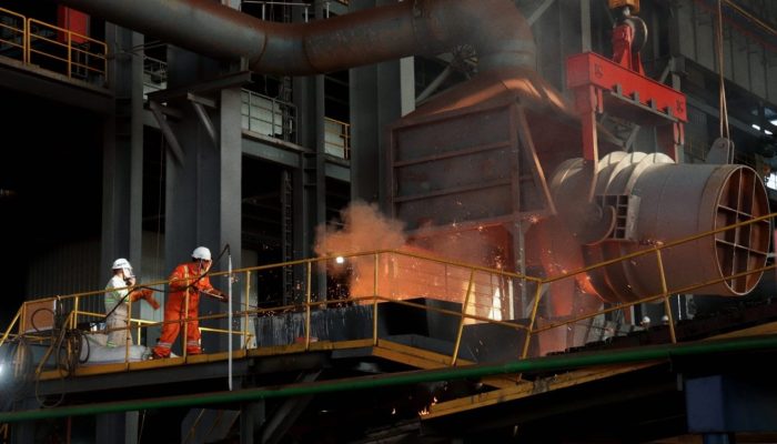 PT BMS Ukir Sejarah, Tapping Perdana Tungku Kedua Berjalan Sukses