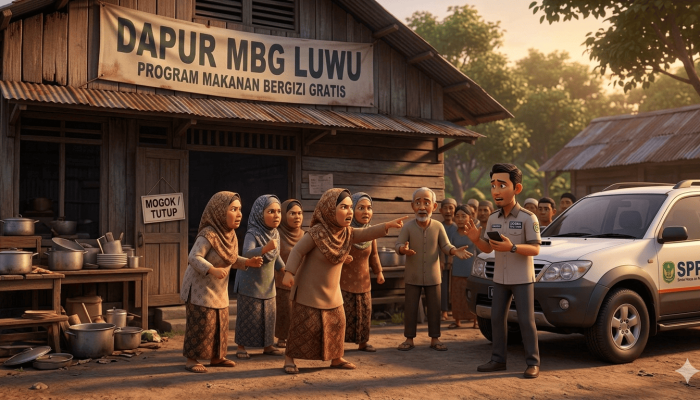 Kisruh MBG Luwu Makin Panas, Korwil SPPG Dituding Biang Mandeknya Dapur