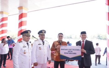 HUT ke-81 RI, PT MDA Serahkan Bantuan Treadmill untuk Tingkatkan Layanan RSUD Batara Guru