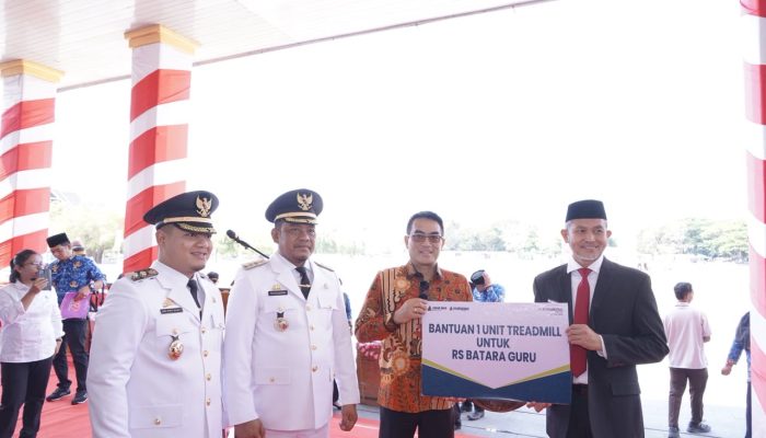 HUT ke-81 RI, PT MDA Serahkan Bantuan Treadmill untuk Tingkatkan Layanan RSUD Batara Guru